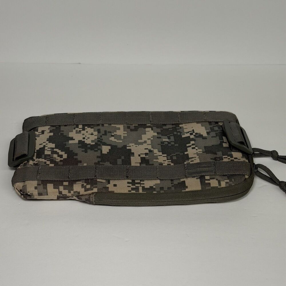 Military Tactical Molle Pouch Utility Pack Bag Hunting Gray Camo Hiking Outdoors - Picture 10 of 10